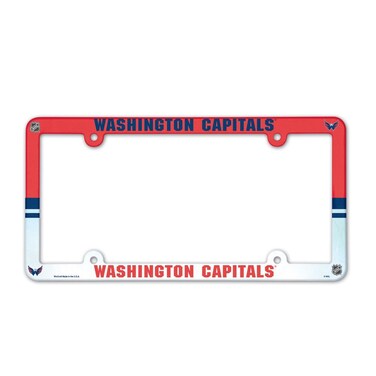 WinCraft NHL Washington Capitals Full Color License Plate Frame, Team Color, One Size
