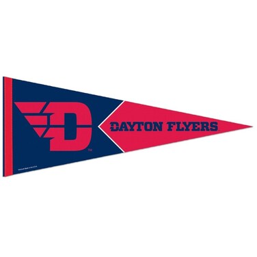 WinCraft NCAA University of Dayton Premium Pennant, Black, 12" x 30