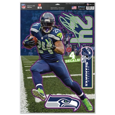 WinCraft NFL Seattle Seahawks WCR37822014 Multi-Use Decal, 11" x 17