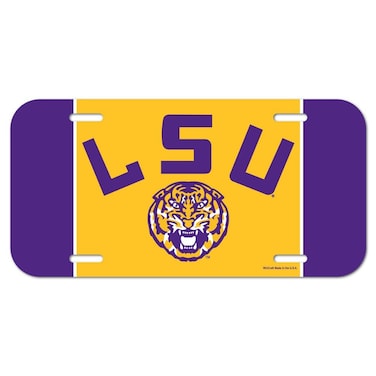 Wincraft NCAA Louisiana State University 38233014 License Plate