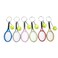 LIOOBO 6Pcs Mini Tennis Racket Keychain Key Ring Sports Ball Keychains Metal Key Ring Pendant for Boys Girls Friends Girlfriend Boyfriend