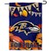 WinCraft Baltimore Ravens Fall Leaves Decorative Football Garden Flag Double Sided Banner