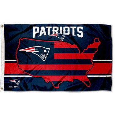 WinCraft New England Patriots Nation USA American Country 3x5 Flag