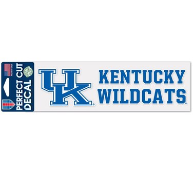Wincraft NCAA University of Kentucky WCR35537014 Perfect Cut Decals, 3" x 10