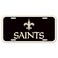 WinCraft NFL New Orleans Saints License Plate, Team Color, One Size