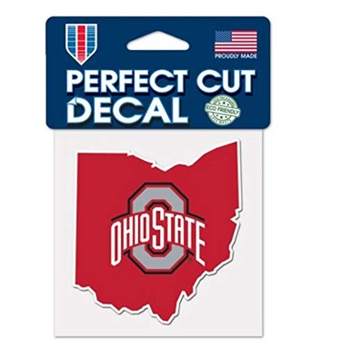 WinCraft NCAA Ohio State Buckeyes 4"x4" Color Outdoor Vinyl Decal