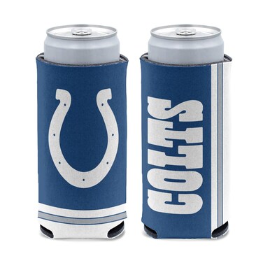 WinCraft NFL Indianapolis Colts Slim Can Cooler, Team Colors, One Size