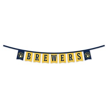 WinCraft Milwaukee Brewers Banner String Pennant Flags