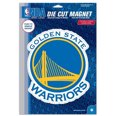 WinCraft NBA Golden State Warriors Die-Cut Magnet