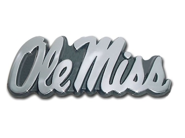 NCAA Ole Miss Rebels Chrome Auto Emblem