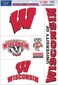 NCAA Wisconsin Badgers Ultra Decal Sheet, 11"x17", Team Color