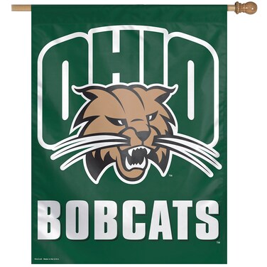 NCAA Ohio University Vertical Flag, 27" x 37