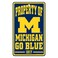 NCAA University of Michigan 86971012 Champ/Property of Sign, 7.25" x 12