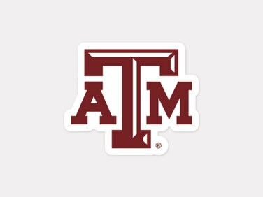 WinCraft NCAA Texas A&amp;M University 92367012 Perfect Cut Color Decal, 4" x 4", Black