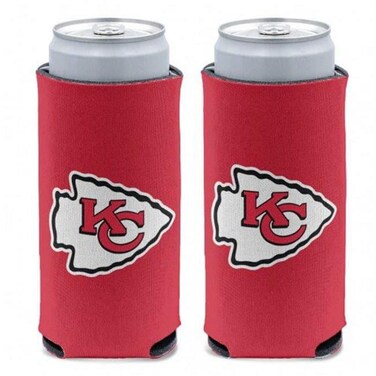 Wincraft NFL Kansas City Chiefs Slim Can Cooler, Team Colors, One Size