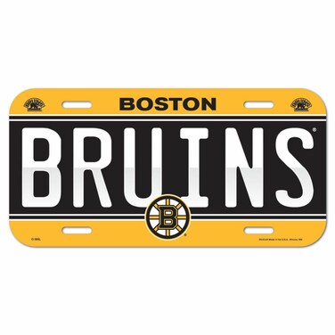 Wincraft NHL Boston Bruins License Plate