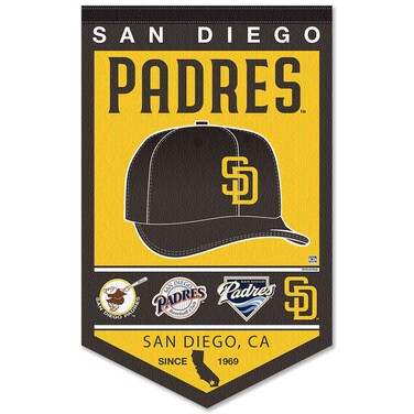WinCraft San Diego Padres Heritage History Banner Pennant