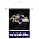 Baltimore Ravens Banner Window Wall Hanging Flag with Suction Cup