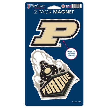 NCAA Purdue University WCR29067014 Magnets (2 Pack), 5" x 9