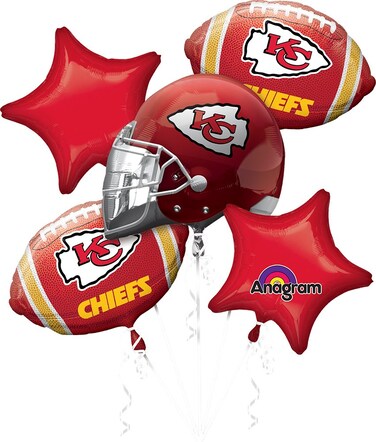 Kansas City Chiefs Balloon Bouquet