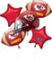 Kansas City Chiefs Balloon Bouquet
