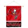 Tampa Bay Buccaneers Banner Window Wall Hanging Flag with Suction Cup