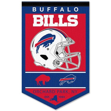 WinCraft Buffalo Bills Heritage History Banner Pennant