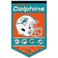 WinCraft Miami Dolphins Heritage History Banner Pennant