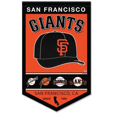 WinCraft San Francisco Giants Heritage History Banner Pennant
