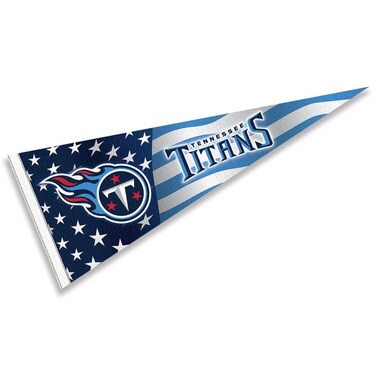 WinCraft Tennessee Titans Nation USA Americana Stars and Stripes Pennant Banner Flag