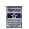 Dallas Cowboys 5 Time Champions Banner Window Wall Hanging Flag with Suction Cup