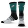 For Bare Feet NFL PHILADELPHIA EAGLES Elevate Premium Dress Crew Sock Team Color Large