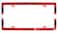 MLB Baltimore Orioles License Plate with Full Color Frame