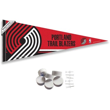 Portland Trailbazers Pennant Flag and Wall Tack Pads Mounts