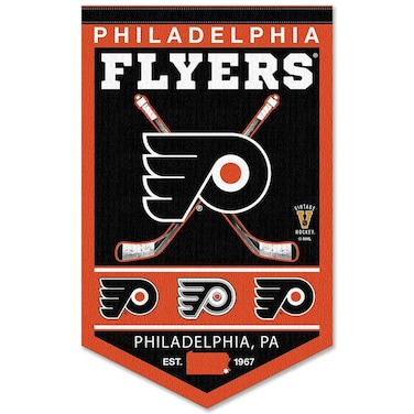 WinCraft Philadelphia Flyers Heritage History Banner Pennant