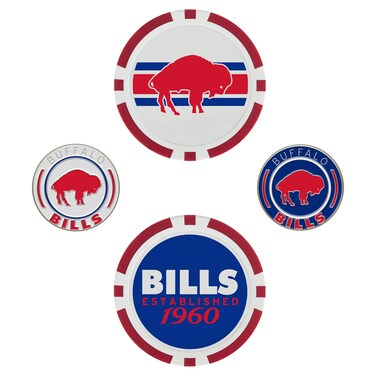 WinCraft Team Effort LE Ball Marker Set NFL Buffalo Bills