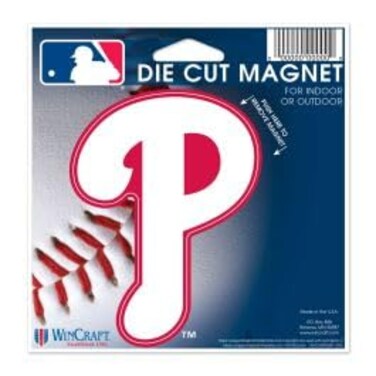MLB Philadelphia Phillies Die Cut Magnet, 4.5" x 6