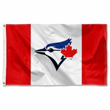WinCraft Toronto Blue Jays Canada Nation Logo Flag and Banner