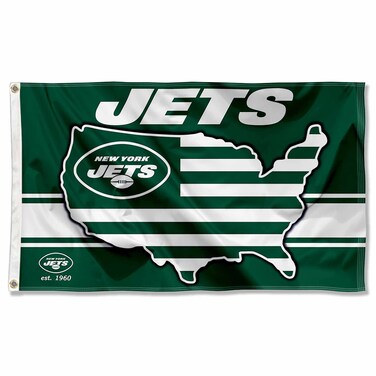 WinCraft New York Jets Nation USA American Country 3x5 Flag