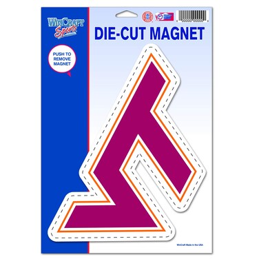 WinCraft NCAA Virginia Tech 81805010 Die Cut Logo Magnet, Small, Black