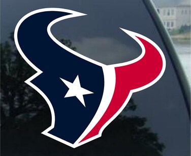 WinCraft Houston Texans 8" x 8" Team Logo Car Decal