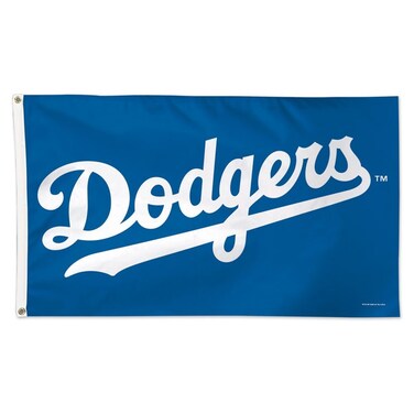 Wincraft MLB Los Angeles Dodgers 02491115 Deluxe Flag, 3' x 5'