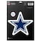 NFL Dallas Cowboys 83718010 Die Cut Logo Magnet, 6.25" x 9", Black
