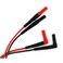 Test Leads, 59 in. L, Black/Red, PR