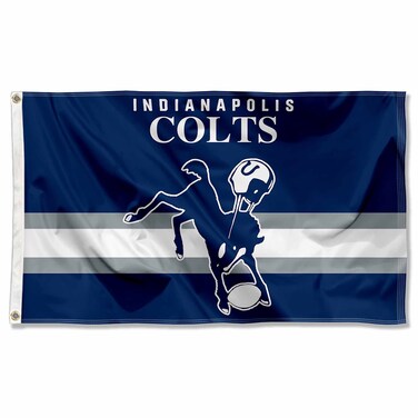 WinCraft Colts Throwback Vintage Retro 3x5 Banner Flag