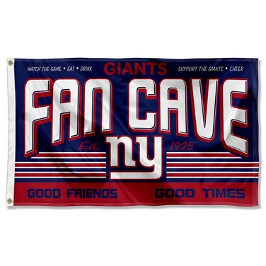 WinCraft New York Giants Fan Man Cave Banner Flag