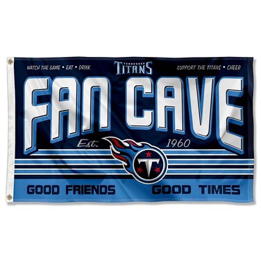 WinCraft Tennessee Titans Fan Man Cave Banner Flag