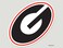 Wincraft NCAA University of Georgia 80297011 Perfect Cut Color Decal, 8" x 8", Black