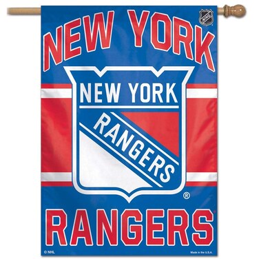 Wincraft NHL New York Rangers 01523014 Vertical Flag, 27" x 37", Black