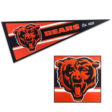 WinCraft Chicago Bears Embroidered and Sewn Pennant